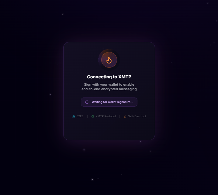 O-Chat encrypted messaging interface